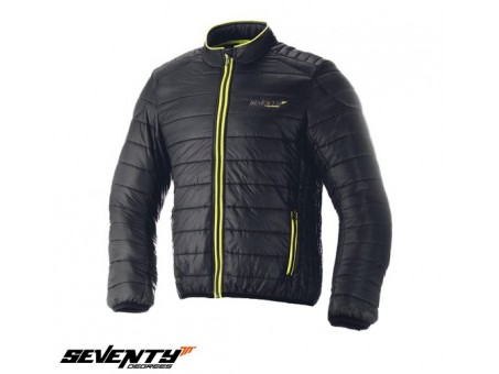 Geaca (jacheta) barbati Urban Seventy model SD-A5 culoare: negru/verde fluor - tip Softshell - greutate redusa - Negru/galben fluor