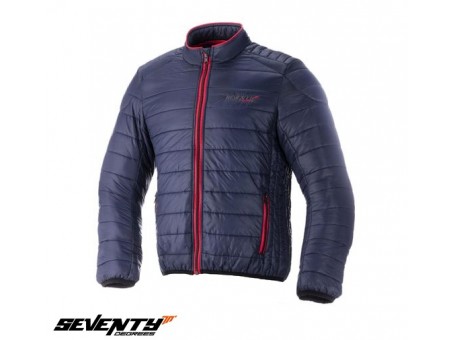 Geaca (jacheta) barbati Urban Seventy model SD-A5 albastru/rosu - tip Softshell