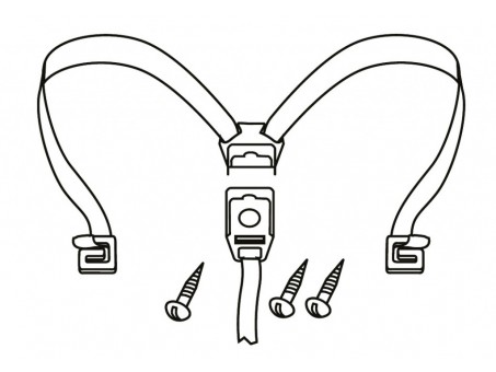 Flexible strap SHAD for SH46