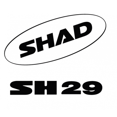 Stickers SHAD Alb for SH29