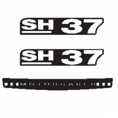 Stickers SHAD for SH37