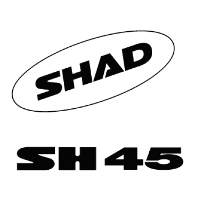 Stickers SHAD Alb for SH45