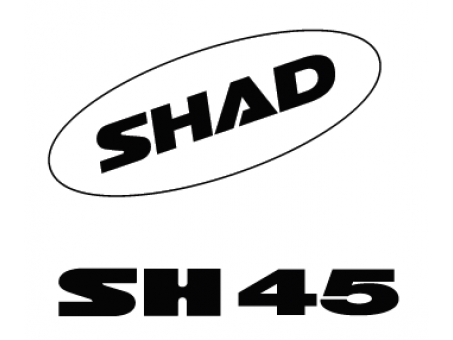 Stickers SHAD Alb for SH45