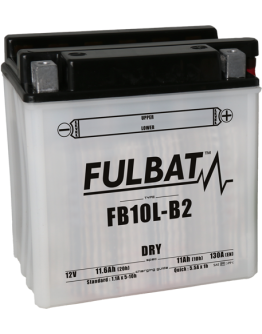 Baterie conventionala FULBAT FB10L-B2  (YB10L-B2) include electrolit