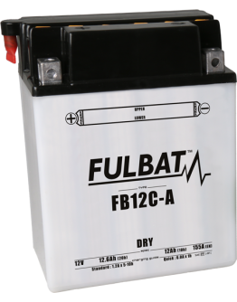 Baterie conventionala FULBAT FB12C-A  (YB12C-A) include electrolit