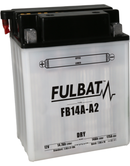 Baterie conventionala FULBAT FB14A-A2  (YB14A-A2) include electrolit