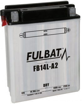 Baterie conventionala FULBAT FB14L-A2  (YB14L-A2) include electrolit