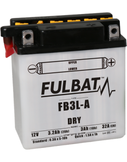 Baterie conventionala FULBAT FB3L-A  (YB3L-A) include electrolit