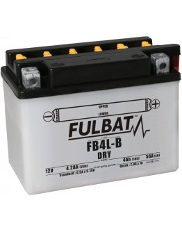 Baterie conventionala FULBAT FB4L-B  (YB4L-B) include electrolit