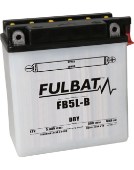 Baterie conventionala FULBAT FB5L-B  (YB5L-B) include electrolit