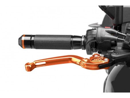 Brake lever without adapter PUIG foldable orange/orange