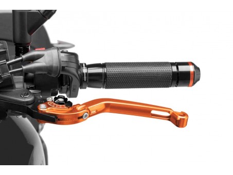 Clutch lever without adapter PUIG foldable orange/black