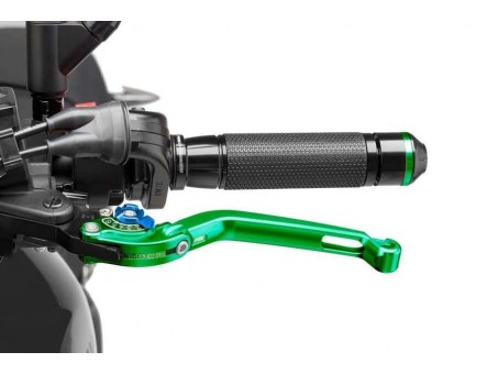 Clutch lever without adapter PUIG foldable green/blue