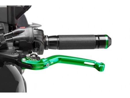 Clutch lever without adapter PUIG foldable green/black