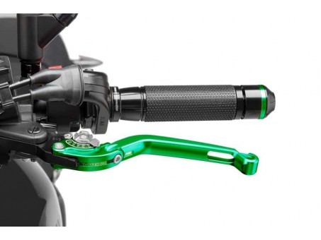 Clutch lever without adapter PUIG foldable green/silver