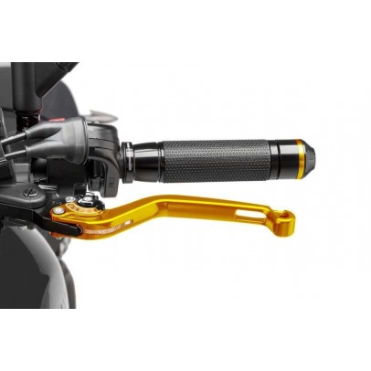 Clutch lever without adapter PUIG lung gold/black