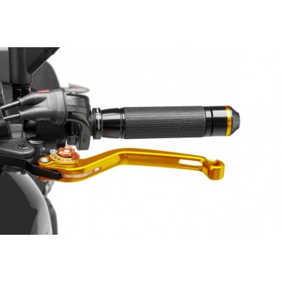 Clutch lever without adapter PUIG lung gold/orange