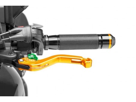 Clutch lever without adapter PUIG standard gold/green