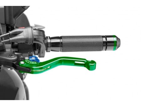 Clutch lever without adapter PUIG standard green/blue