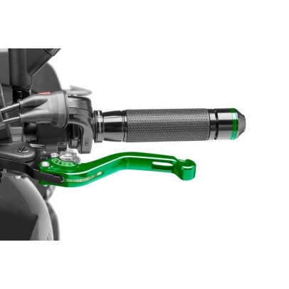 Clutch lever without adapter PUIG standard green/silver