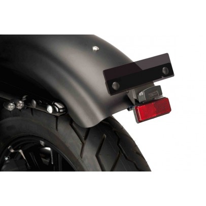 Adjustable license support PUIG Negru