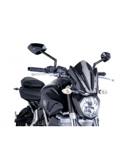 Parbriz PUIG NEW. GEN SPORT 7015C aspect carbon SPORT YAMAHA MT07 14'-17' SPORT YAMAHA MT07 14'-17'