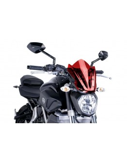 Parbriz PUIG NEW. GEN SPORT 7015R Rosu SPORT YAMAHA MT07 14'-17' SPORT YAMAHA MT07 14'-17'