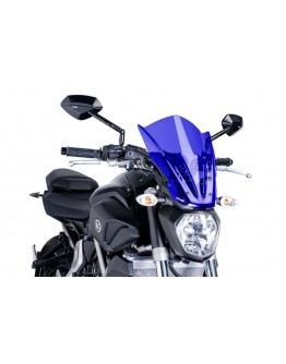 Parbriz PUIG NEW. GEN TOURING 7016A Albastru TOURING YAMAHA MT07 14'-17' TOURING YAMAHA MT07 14'-17'