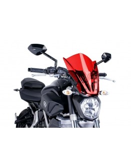 Parbriz PUIG NEW. GEN TOURING 7016R Rosu NEW GEN TOURING YAMAHA MT07 14'-17' NEW GEN TOURING YAMAHA MT07 14'-17' NEW GEN TOURING YAMAHA MT07 14'-17'