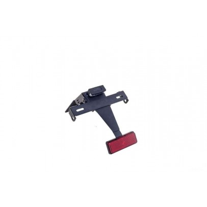 Adjustable license support PUIG Negru