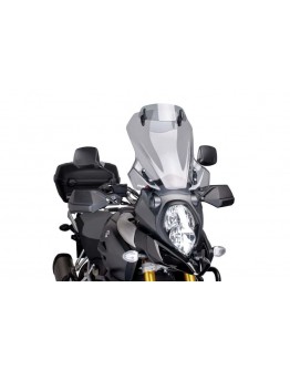 Parbriz PUIG TOURING cu VISOR 7230H fumuriu TOU/VIS SUZUKI DL1000 V-STROM 14-17'/XT TOU/VIS SUZUKI DL1000 V-STROM 14-17'/XT TOU/VIS SUZUKI DL1000 V-STROM 14-17'/XT