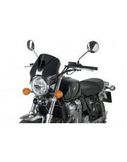 Parbriz PUIG RETROVISION 7593F negru mat fumuriu inchis CB1100 15-16 CB1100RS/EX CB1100 15-16 CB1100RS/EX