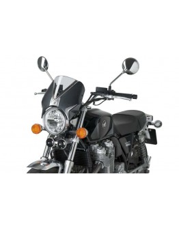 Parbriz PUIG RETROVISION 7594W aspect carbon transparent CB1100 15-16 CB1100RS/EX CB1100 15-16 CB1100RS/EX