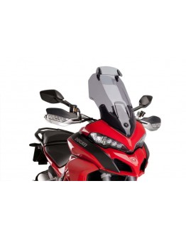 Parbriz PUIG TOURING cu VISOR 7624H fumuriu W/VISOR DUCATI MULTISTRADA 1200/S 1 W/VISOR DUCATI MULTISTRADA 1200/S 1 W/VISOR DUCATI MULTISTRADA 1200/S 1