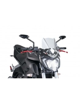 Parbriz PUIG NEW. GEN SPORT 7654W transparent YAMAHA MT-125 YAMAHA MT-125