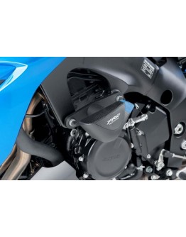 Crash pad PUIG PRO 7704N negru cu cauciuc gri PRO SUZUKI GSX-S1000 15'-17' PRO SUZUKI GSX-S1000 15'-17'