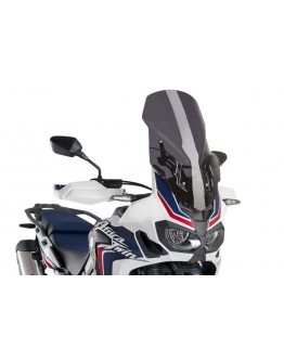 Parbriz PUIG TOURING cu SUPPORT + PROTECTION 9156F fumuriu inchis AFRICA TWIN 16'-17' AFRICA TWIN 16'-17' AFRICA TWIN 16'-17'