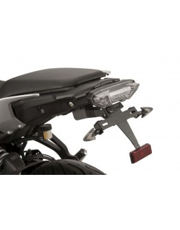 Suport numar ajustabil PUIG 9204N Negru YAMAHA MT-07 TRACER 16'-17' YAMAHA MT-07 TRACER 16'-17'