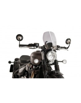 Parbriz PUIG NEW. GEN TOURING 9437H fumuriu TRIUMPH BONNEVILLE BOBBER TRIUMPH BONNEVILLE BOBBER