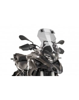 Parbriz PUIG TOURING cu VISOR 9508H fumuriu W/VISOR BENELLI TRK502 W/VISOR BENELLI TRK502 W/VISOR BENELLI TRK502