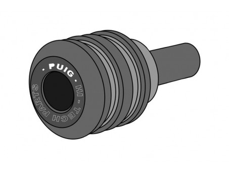 Spare nylon puck PUIG VINTAGE for M12 bolt Negru