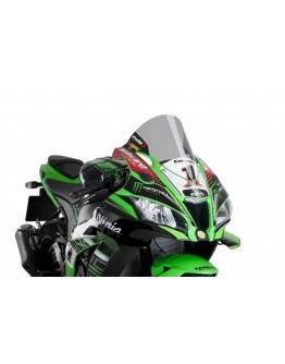 Parbriz PUIG RACING 9849H fumuriu KAWASAKI ZX-10R 16'-17' KAWASAKI ZX-10R 16'-17' KAWASAKI ZX-10R 16'-17'