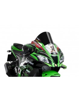 Parbriz PUIG RACING 9849N Negru KAWASAKI ZX-10R 16'-17' KAWASAKI ZX-10R 16'-17' KAWASAKI ZX-10R 16'-17'