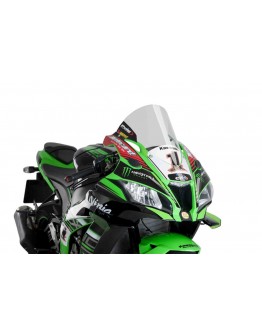 Parbriz PUIG RACING 9849W transparent KAWASAKI ZX-10R 16'-17' KAWASAKI ZX-10R 16'-17' KAWASAKI ZX-10R 16'-17'