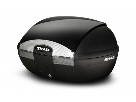 Top case cu capac colorat SHAD SH45 Black metal