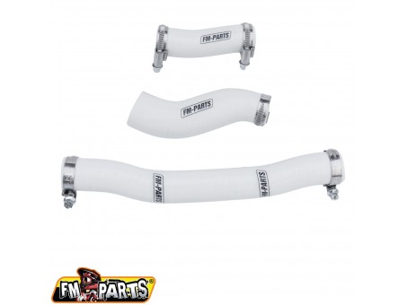 Kit furtune radiator silicon FM-Parts KTM EXC 250/300 TPI '20-'23, HUSQVARNA TE/TEI 250/300 TPI '20-'23 ,GAS-GAS EC 250/300 TPI '20-'23 Culoare Alb