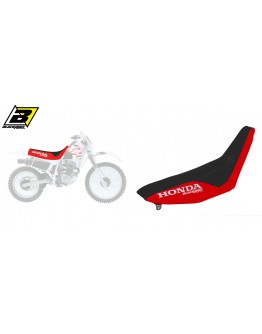 Husă șa BLACKBIRD HONDA XR 250/350 '88-'95, culoare Rosu+Negru, Logo Honda