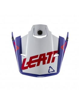 Leatt vizor pentru casca GPX 3.5 V20.2 Royal - Alb/Albastru/Rosu	