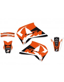 Kit grafic BLACKBIRD KTM 4T '96-'99 (4 STROKE ALL MODELS) DREAM 4 culoare Portocaliu Negru