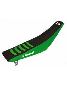 Husă șa BLACKBIRD KAWASAKI KXF 250/450 '06-'08 DOUBLE GRIP 3 culoare Negru Verde